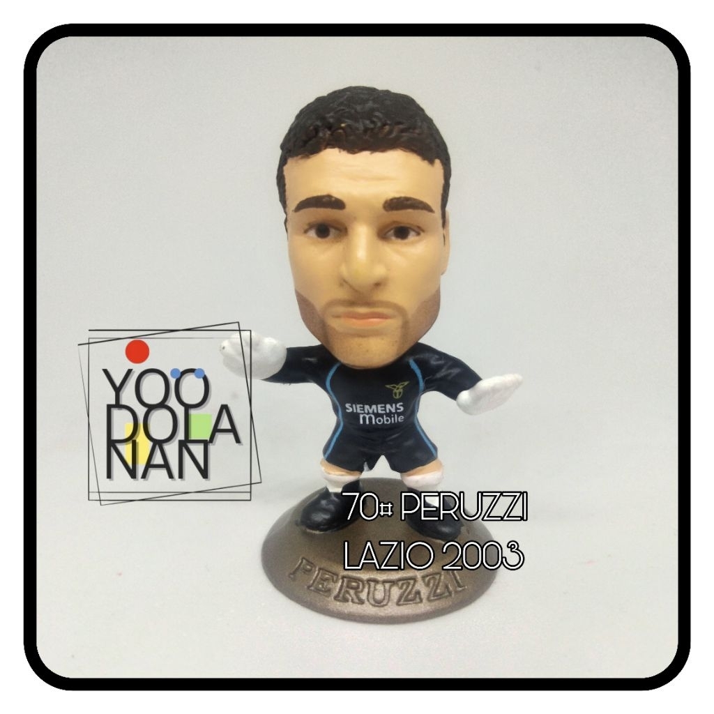 70# PERUZZI - LAZIO 2003 CORINTHIAN MICROSTARS SOCCERSTARZ FIGURE PEMAIN BOLA