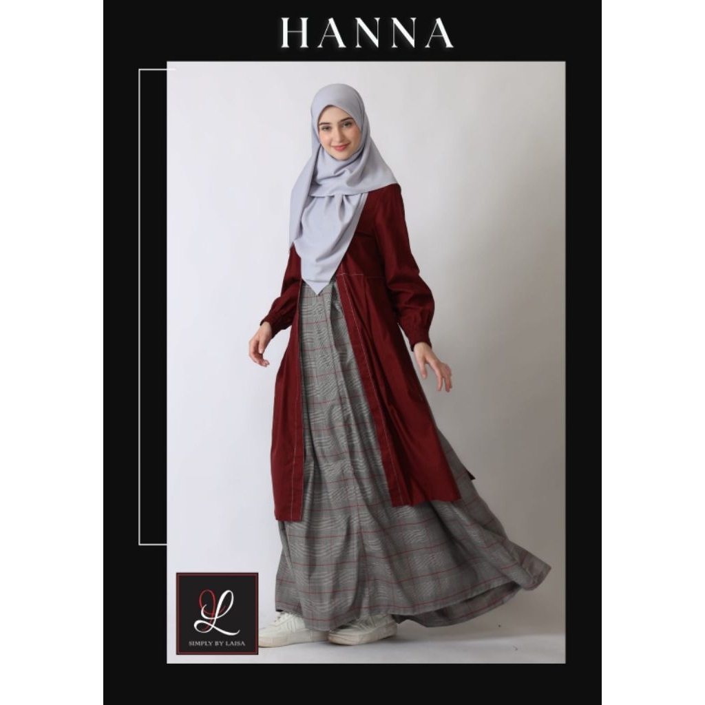 gamis set hanna simply by laisa