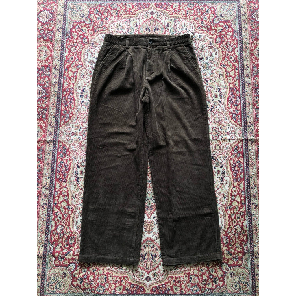 Celana Musinsa standard wide corduroy pants Vintage Corduroy Casual wide pants HH524