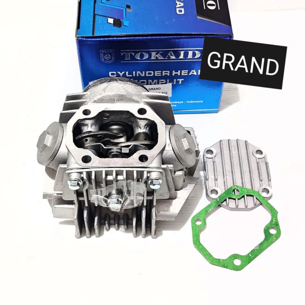 cylinder silinder head kop Assy komplit GRAND PRIMA STAR SUPRA 100 SUPRA X 100 WIN 100 STANDAR MERK 