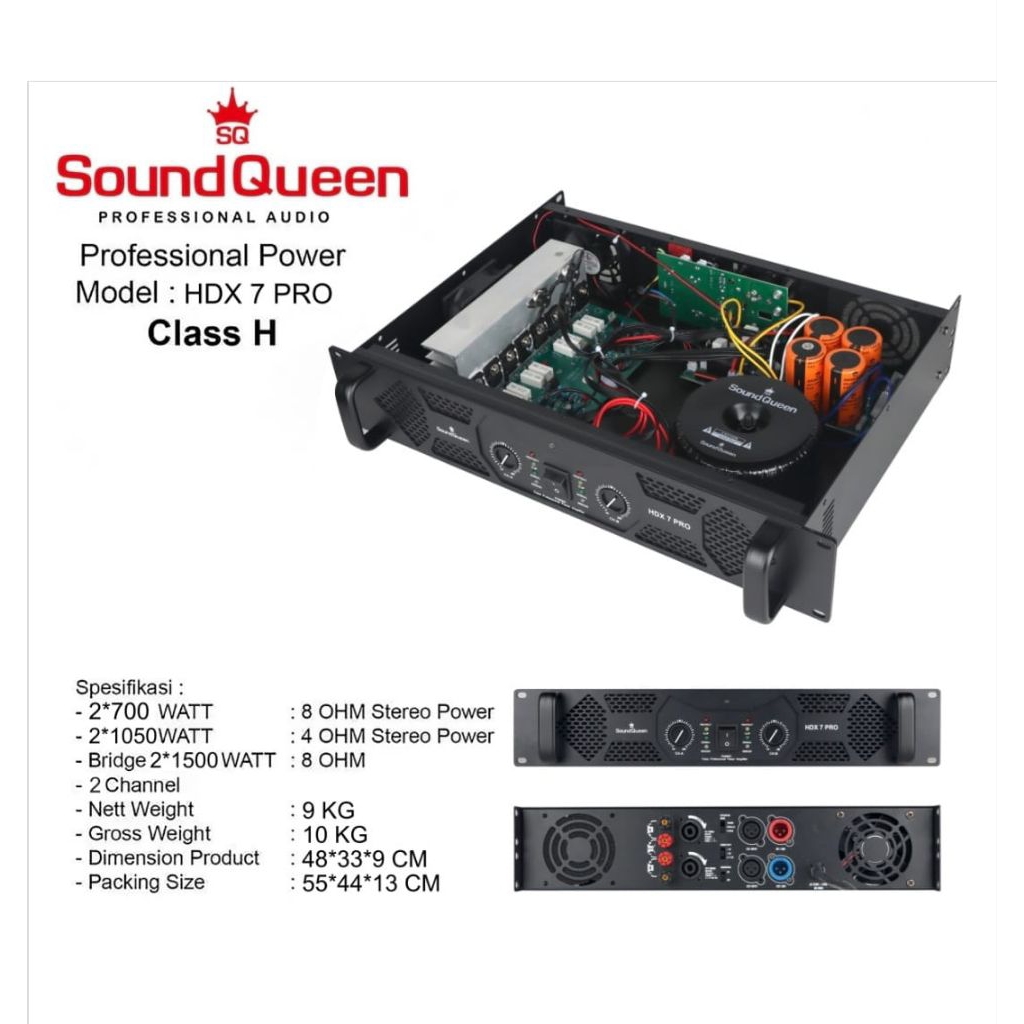 POWER SOUNDQUEEN HDX 7 PRO