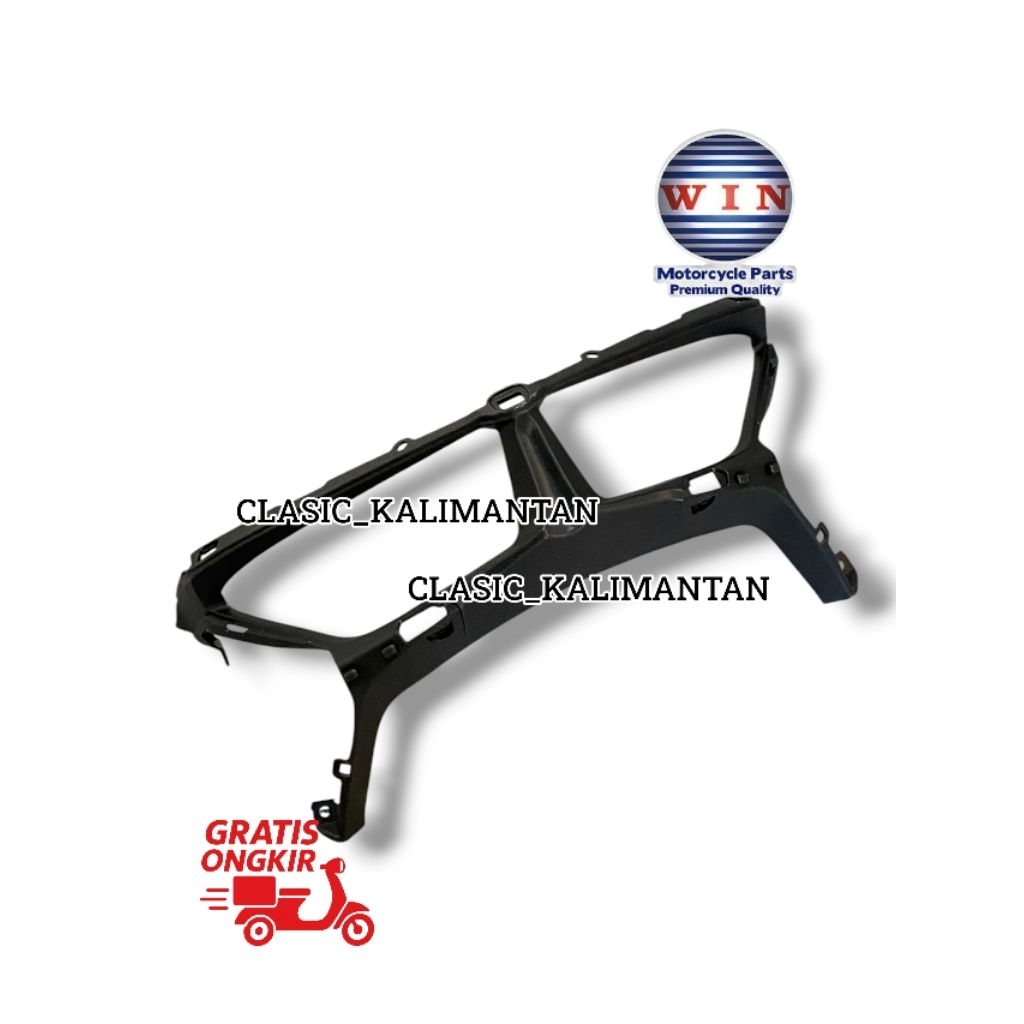 GARNISH FRONT TAHANAN LAMPU DEPAN GARNISH DUDUKAN LAMPU DEPAN VARIO  125 LED NEW GEN 2ORIGINAL WIN G