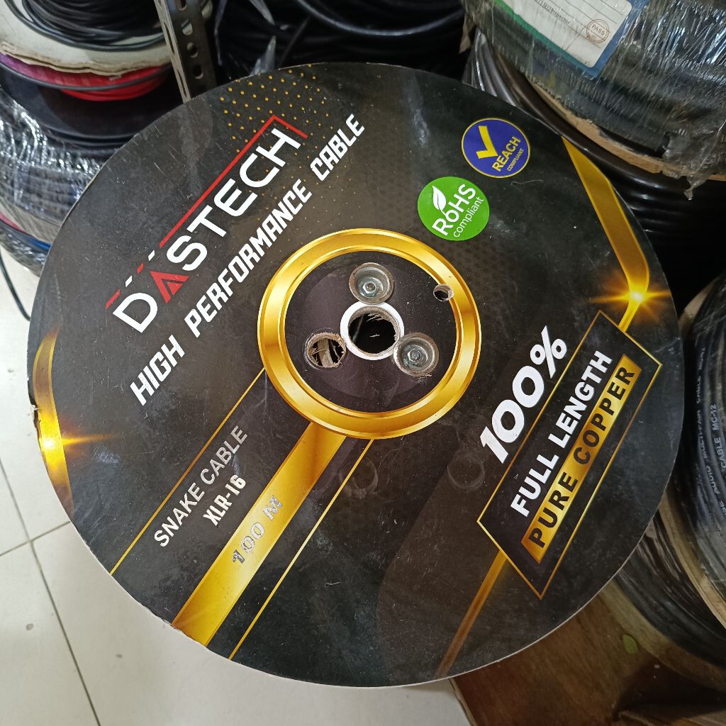 Kabel Snake isi 16 Dastech Ecer meteran / Kabel Snake 16 CH ecer meteran Dastech kabel snake isi 16 
