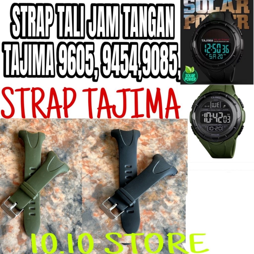 STRAP JAM TANGAN RUBBER TAJIMA 9085 TAJIMA 9454 TAJIMA 9605
