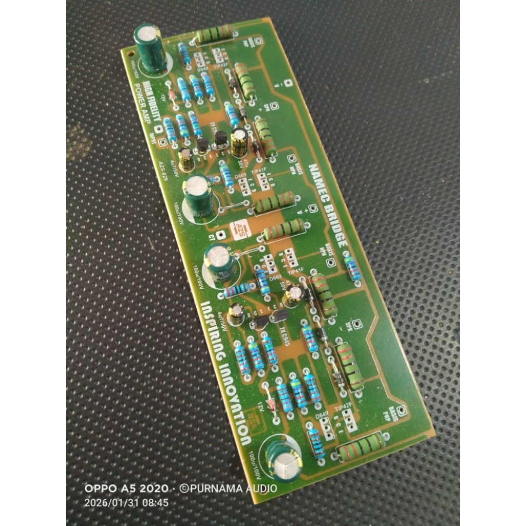 kit driver namec BTL tinggal nambah TR, komponen berkualitas