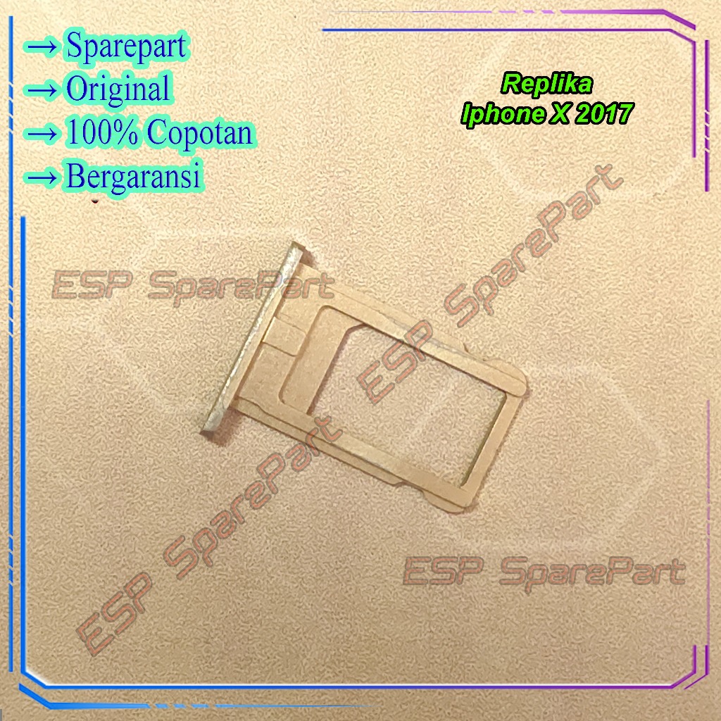Simtray Replika Iphone X 2017 Simlock Dudukan Tempat Slot Simcard Cabutan