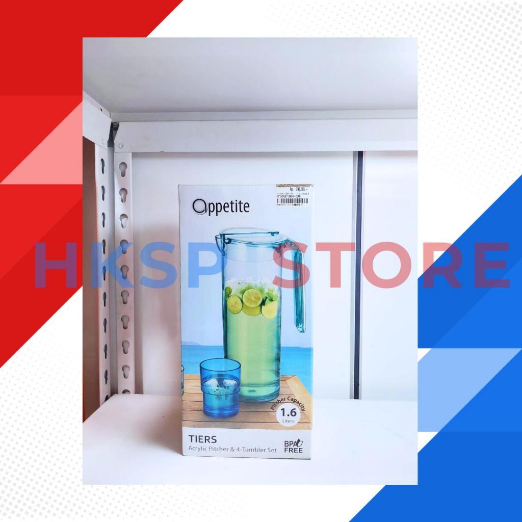 Appetite Pitcher dengan 4 Gelas