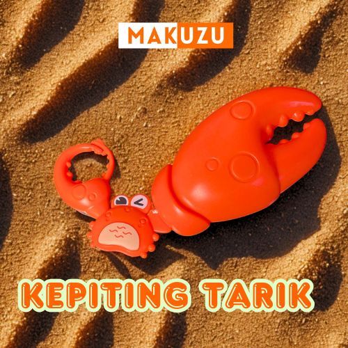 MAKUZU - Mainan Gantungan Kepiting Capit dan Hiu Gerak Anti Hilang Bisa Tarik Sendiri  Viral