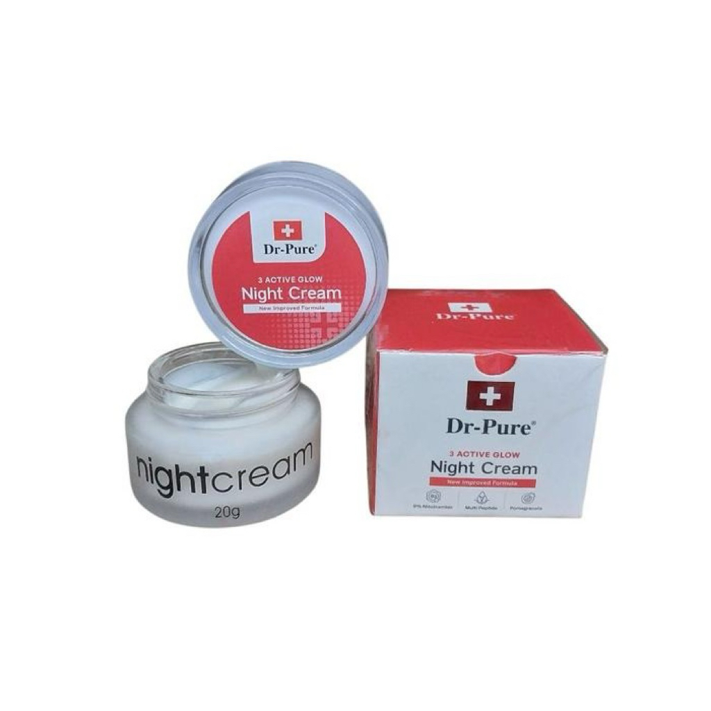 DR PURE CREAM WAJAH MALAM BPOM PEMUTIH WAJAH