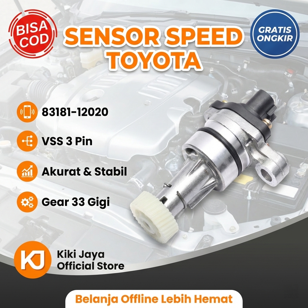[KIKI] Sensor Speedometer Mobil Toyota Vios Limo Gen 1 2 Yaris Bakpao Soluna Great Corolla All New C