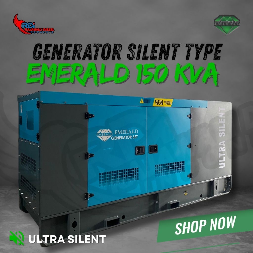 GENSET EMERALD 150 KVA INDUSTRIAL