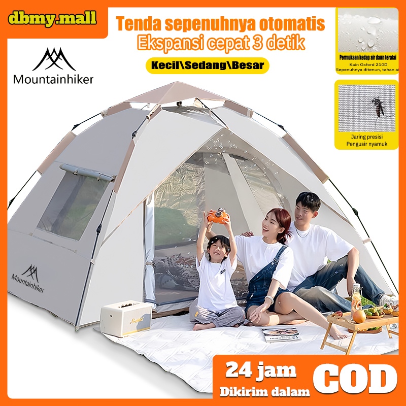 Mountainhiker Tenda Camping Tenda Camping Lipat Portable tenda Otomatis  Double Layer Tenda Hiking O