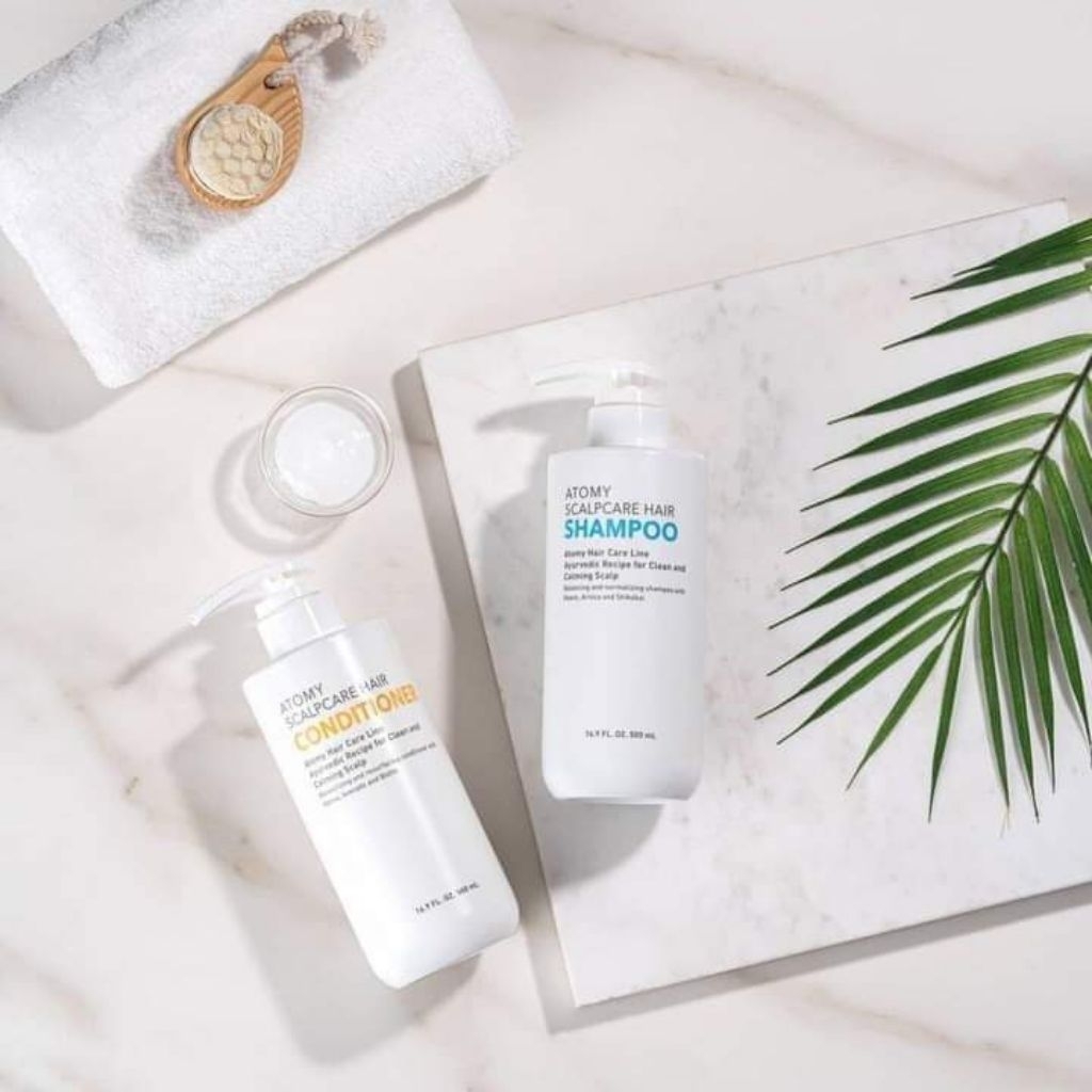 ATOMY SCALPCARE SHAMPO & CONDITIONER KHUSUS KETOMBE DAN RONTOK 500ML