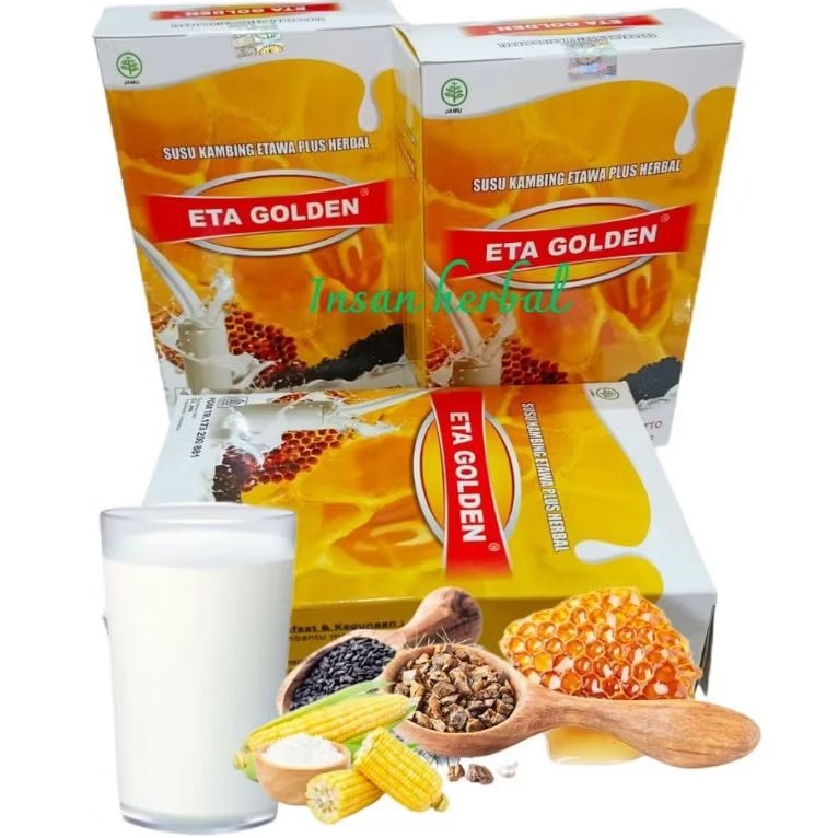 ETA GOLDEN susu kambing etawa plus herbal 250 gr