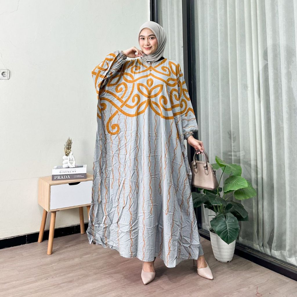 Kaftan Motif Ajwah Gamis Abaya Dress Midi Daster Kaftan Wanita Kaftan Premium Kaftan Remaja Dewasa K