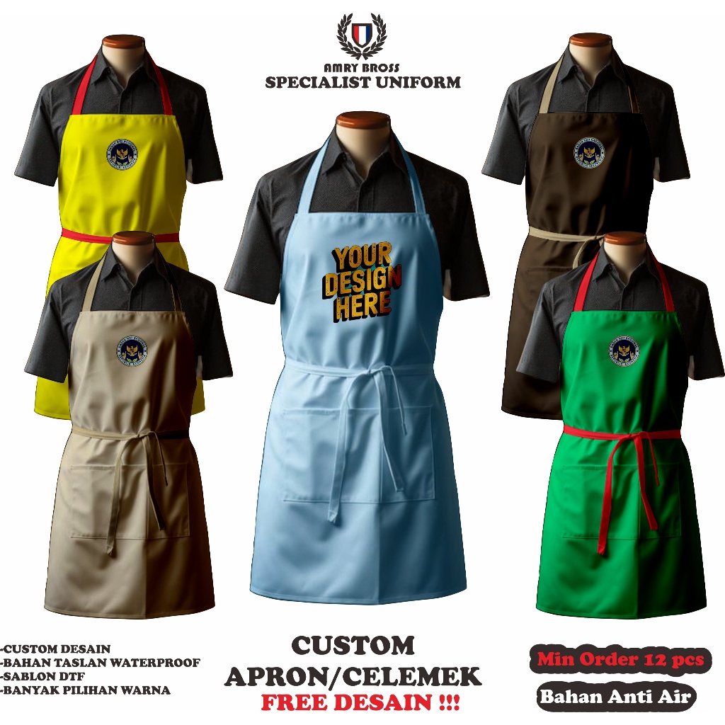 APRON, CELEMEK CUSTOM SABLON