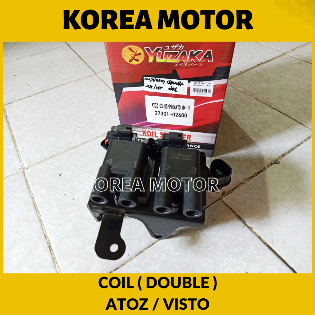Coil Hyundai Atoz Kia Visto DOUBLE Ignition koil