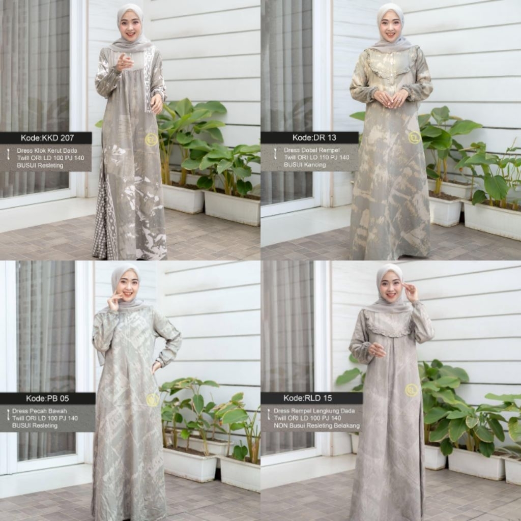 Twill ELZHAF size M dan XL