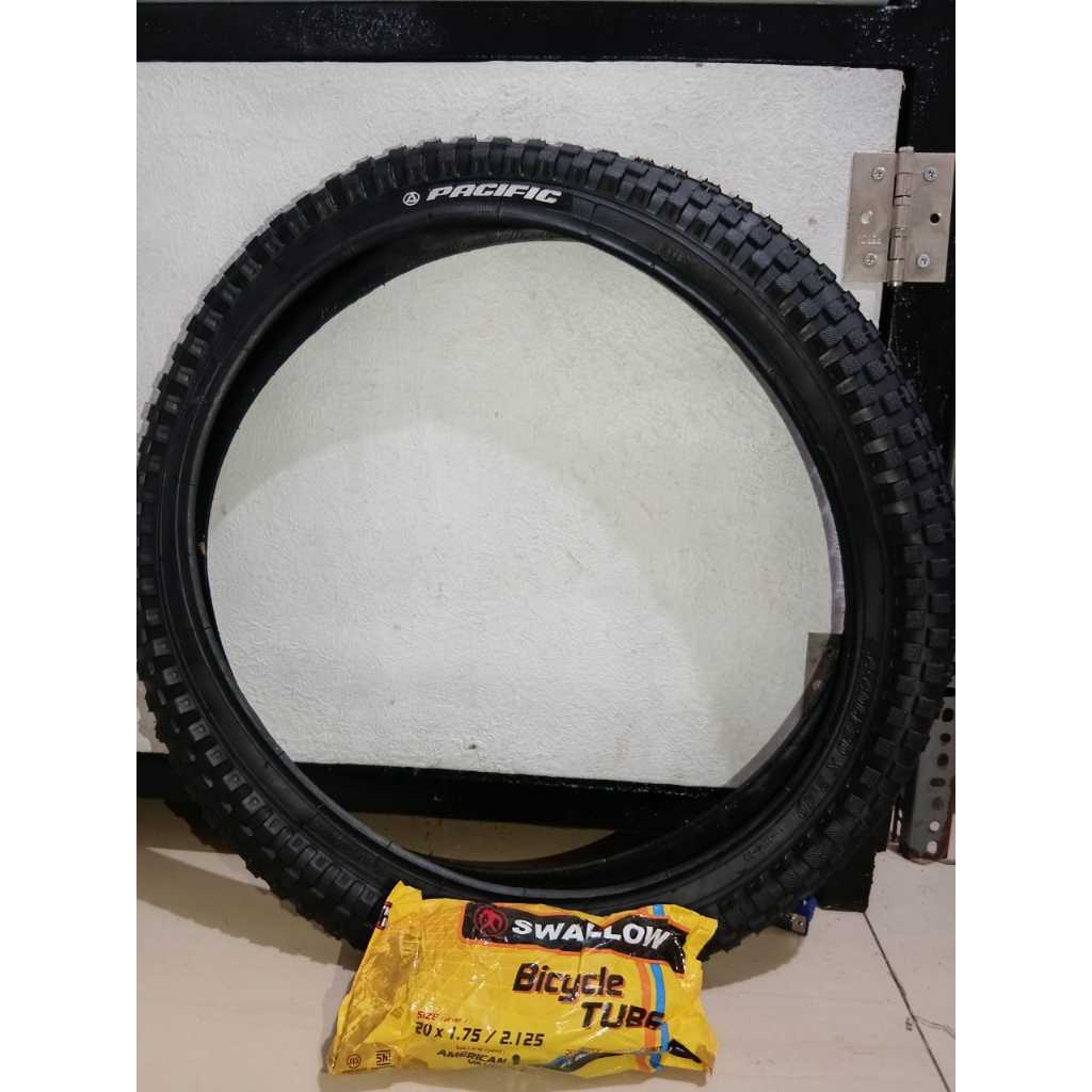 ban sepeda BMX 20x2.40 / ban luar dalam 20x2.40 Pacific cocok untuk sepeda 20 in