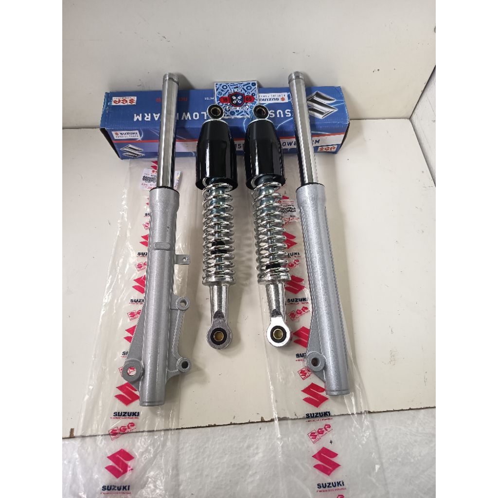 PAKET SHOCKBREAKER DEPAN BELAKANG SUZUKI SHOGUN R 125 PNP SHOGUN 110 R 110 NEW