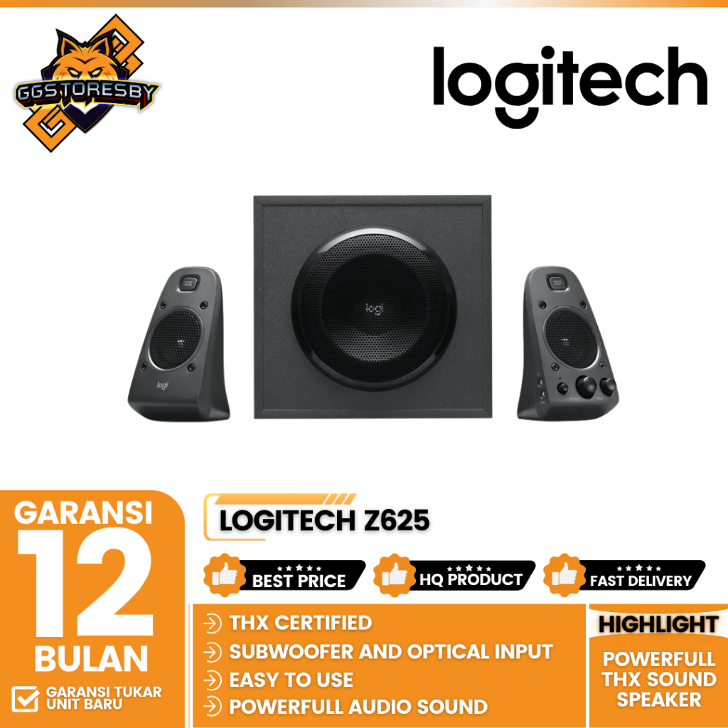 Logitech Z625 Powerfull THX Sound Speaker PC