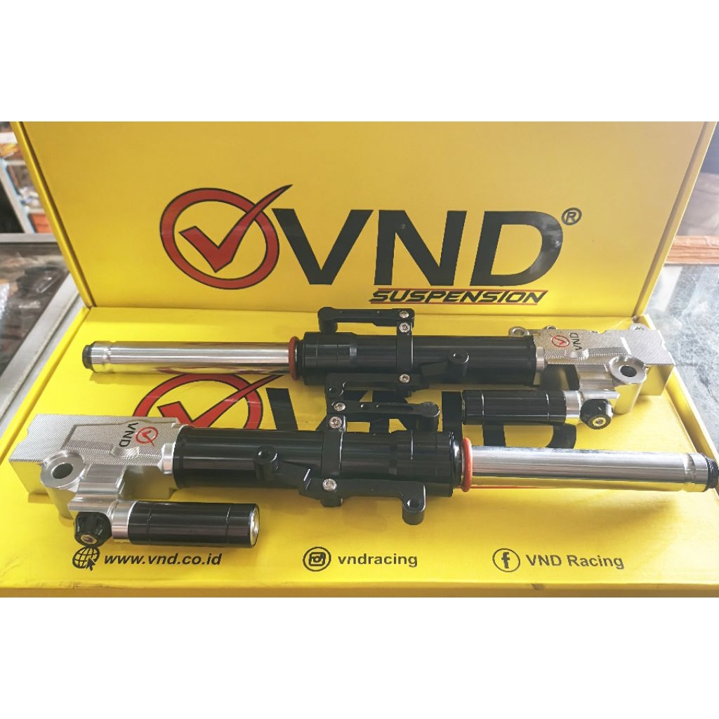 Shock depan VND AK 111 Vario 160 CBS Silver/Black
