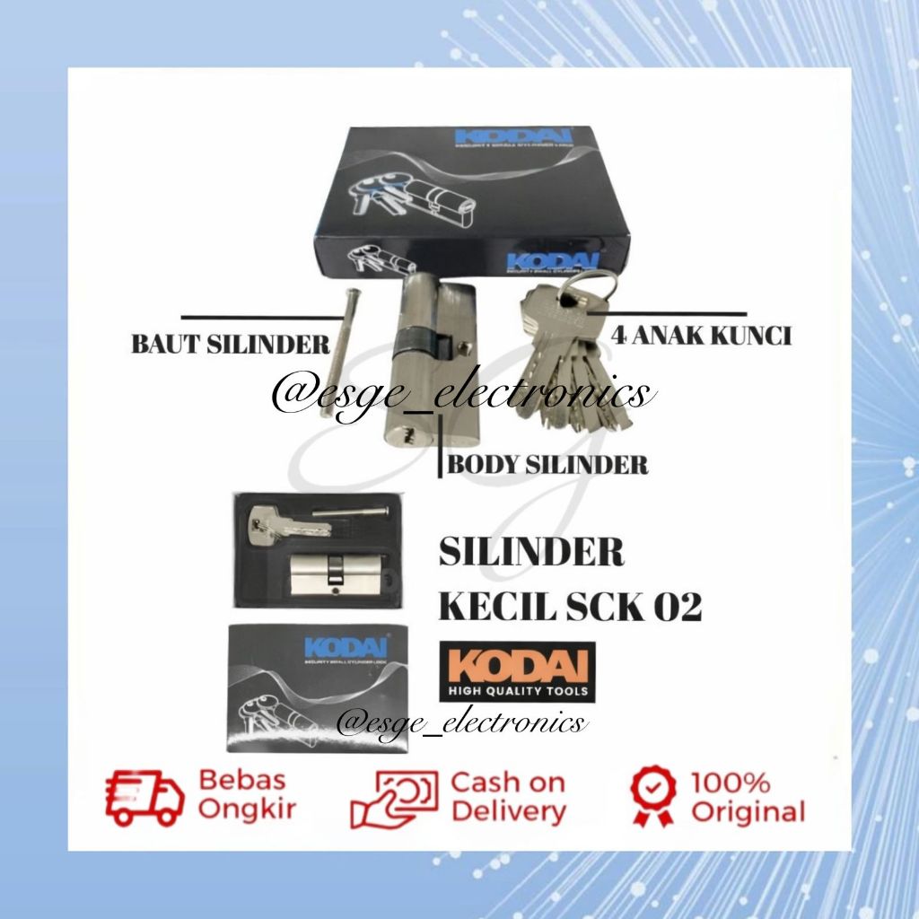 ORIGINAL ANAK KUNCI PINTU RUMAH UKURAN KECIL KODAI SILINDER KUNCI KECIL KUALITAS BAGUS