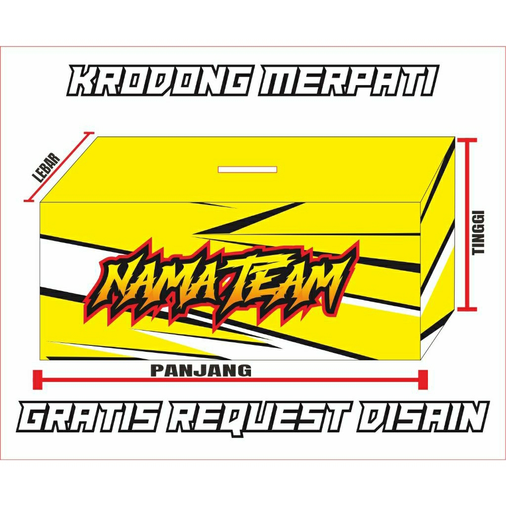 Krodong dongdang merpati custom disain gratis