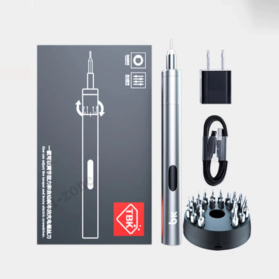 Obeng listrikTBK 008 / TBK-008 Cordless Rechargable Mini Obeng Listrik untuk Ponsel dengan Presisi T