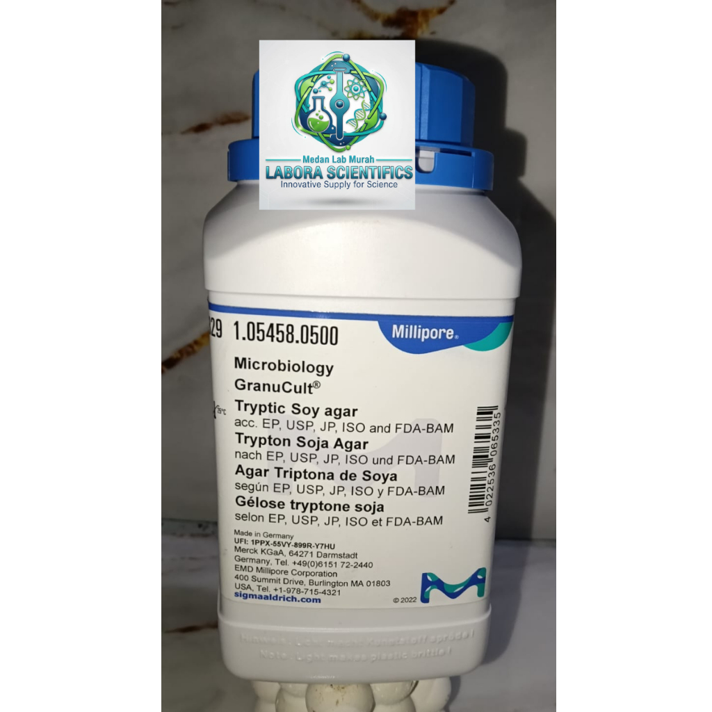 Tryptic Soy Agar , Media Mikrobiologi TSA , ecer 1 gr