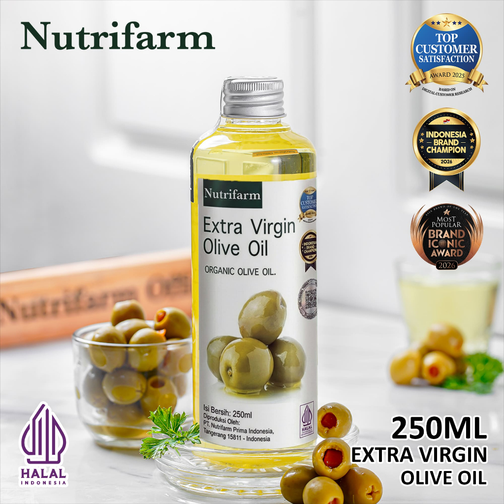 EXTRA VIRGIN OLIVE OIL 250ML UNTUK MASAK MPASI HERBORIST COLLAGEN RAMBUT BERTOLLI / MINYAK ZAITUN HE