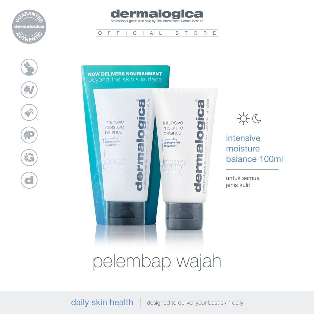 DERMALOGICA Intensive Moisture Balance  - Pelembab untuk kulit kering dan dehidrasi [ BioReplenish C