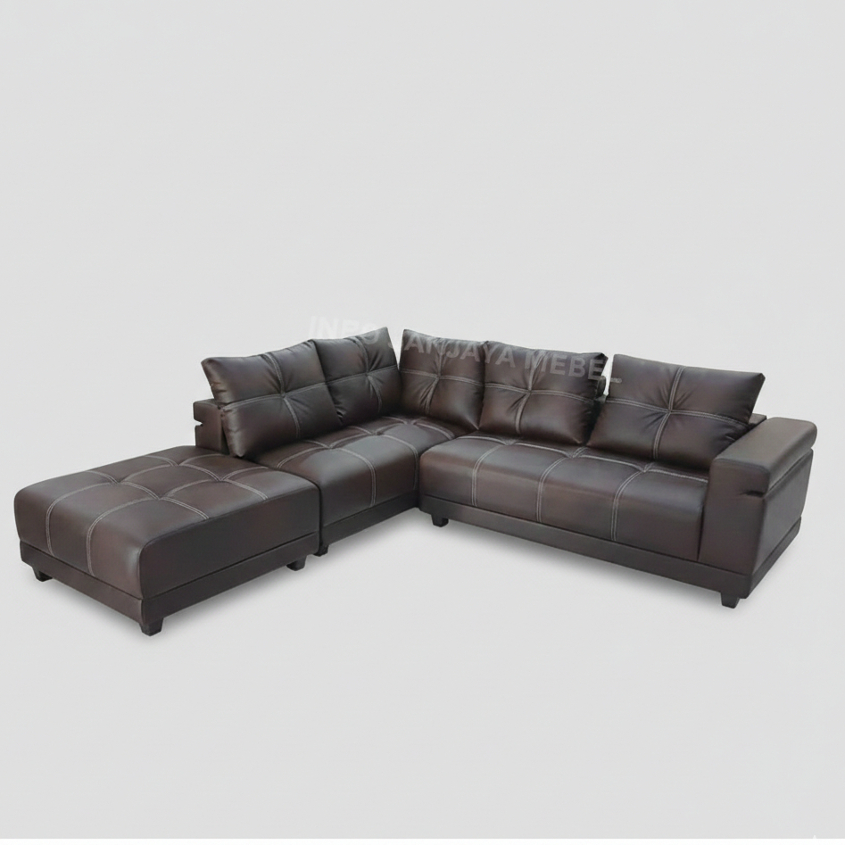 Sofa L Shape Sofa Ruang Tamu Sofa Minimalis Sofa Murah Sofa Ruang Keluarga - Sofa L Shape Cantona