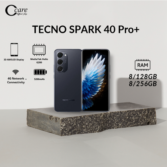 Tecno Spark 40 Pro+ 8/256 GARANSI RESMI