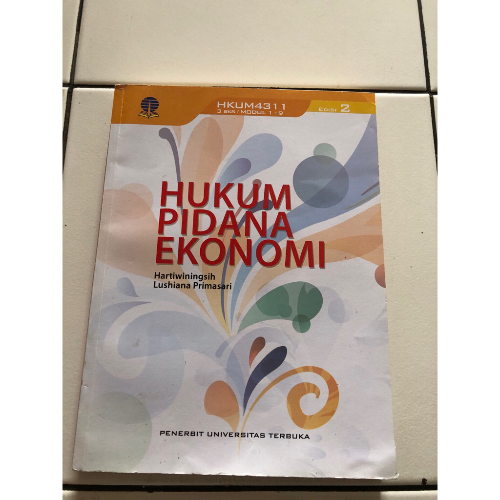 HUKUM PIDANA EKONOMI  universitas terbuka