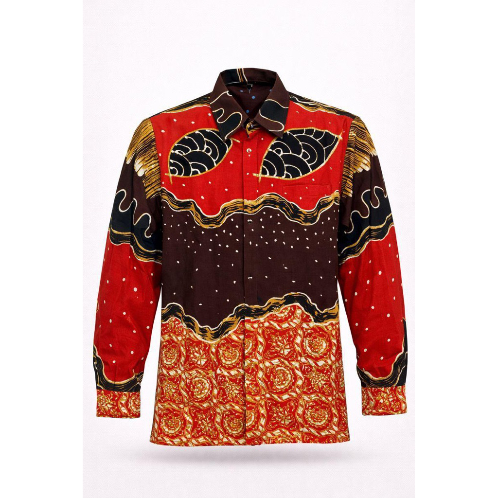 Kemeja Batik Tulis Madura Premium Lengan Panjang