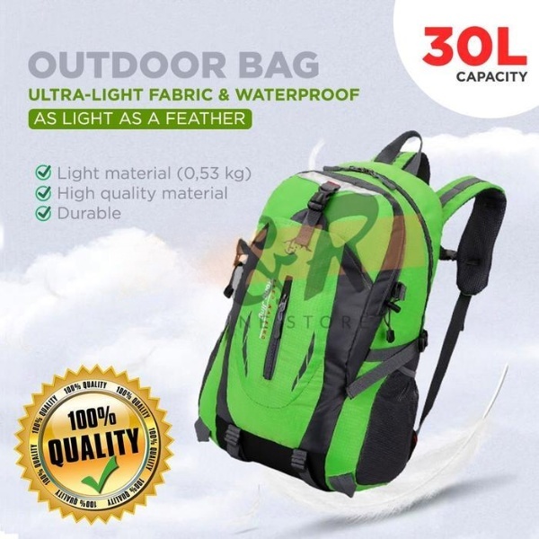 Eiger Bag'S - Ransel Backpack Outdoor Daypack Carrier Impor 30 Liter Tas Gunung