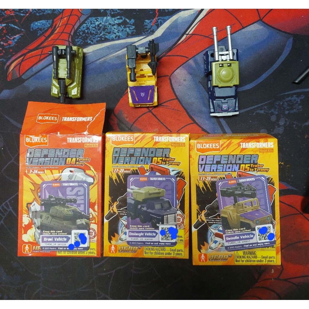 Blokees Tranformers Bruticus Vehicle Set 3