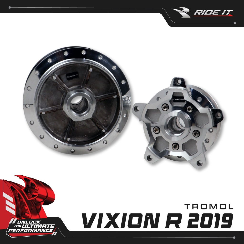[RIDE IT] TROMOL SET DEPAN BELAKANG VIXION R 2019/ TROMOL RIDE IT VIXION R