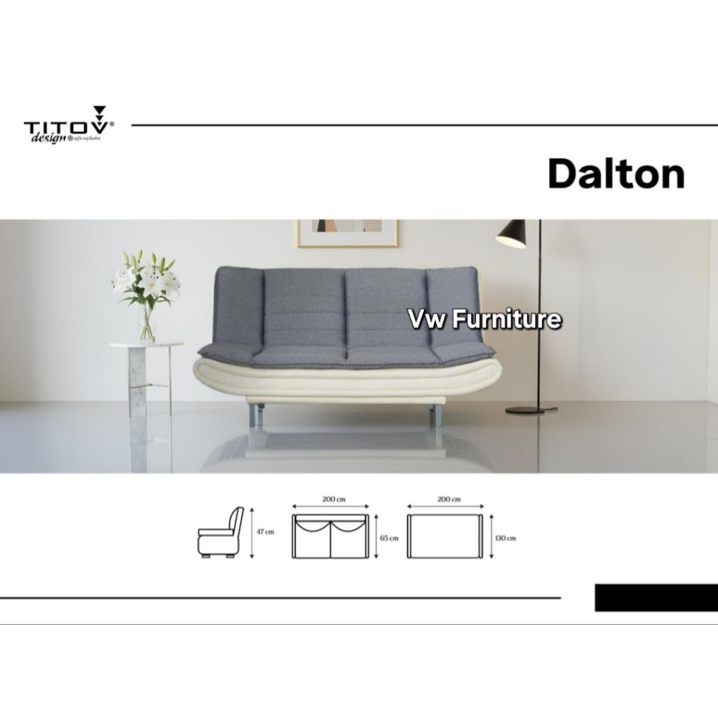 Sofa Bed Titov Dalton - Sofabed Minimalis