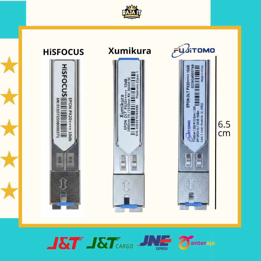 SFP EPON OLT PX20++++ 10dB Fujitomo HiSFOCUS Xumikura