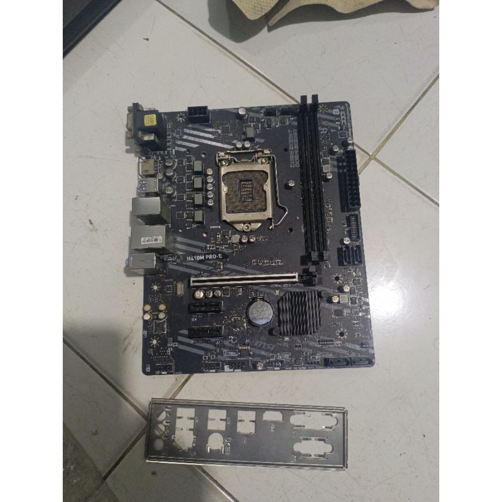 mainboard msi h410 m pro e mati perawan