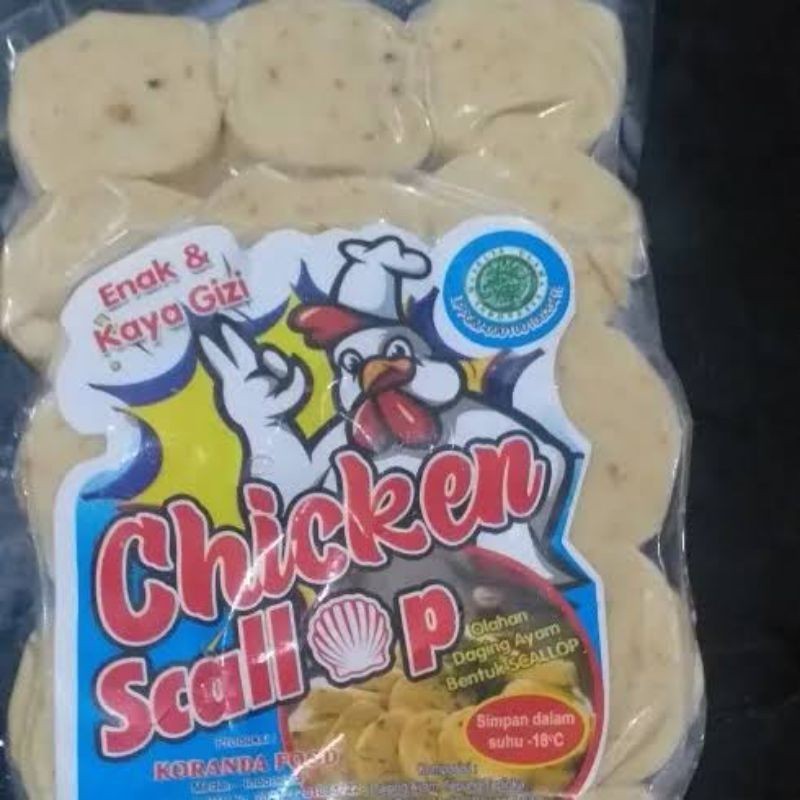 Koranda Chicken Scallop 45 pcs ( Frozen Food)