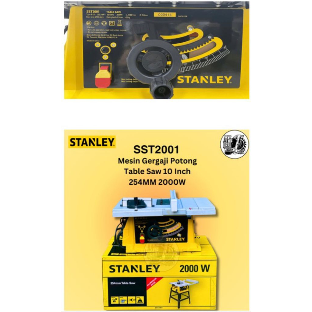 Table Saw 10" Stanley SST1801 Mesin Potong Kayu Meja