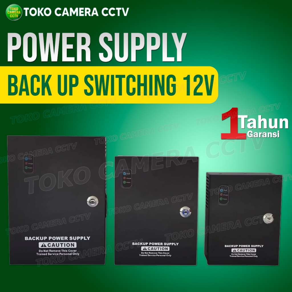 BACKUP POWER SUPPLY BOX CCTV ACCESS CONTROL 12V