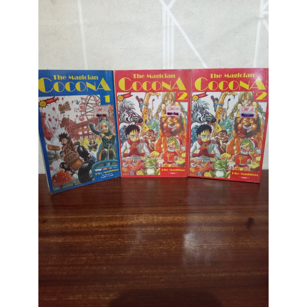 KOMIK THE MAGICIAN COCONA SERI 1-2 TAMAT & CABUTAN SERI 2/ BEKAS