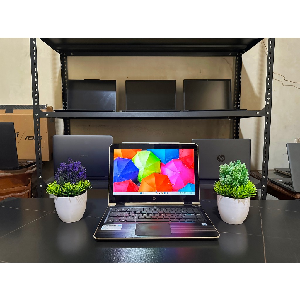 Laptop HP Pavilion X360 - Intel Core i5-6200U/RAM 16GGB/SSD 256GB - Siap Pakai Touchscreen