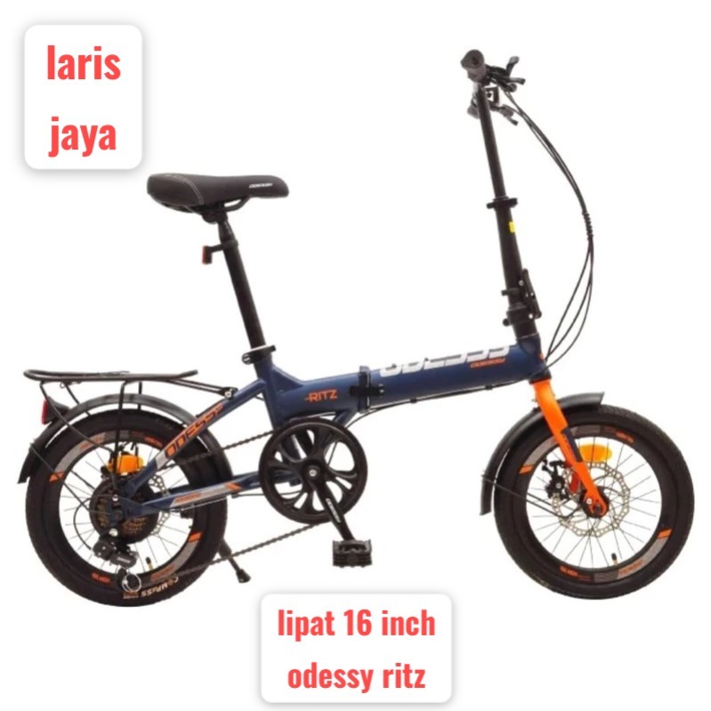 [ BONUS BELL ] Lipat 16 odessy ritz , sepeda lipat 16 inch odessy ritz , sepeda lipat folding 16 ode
