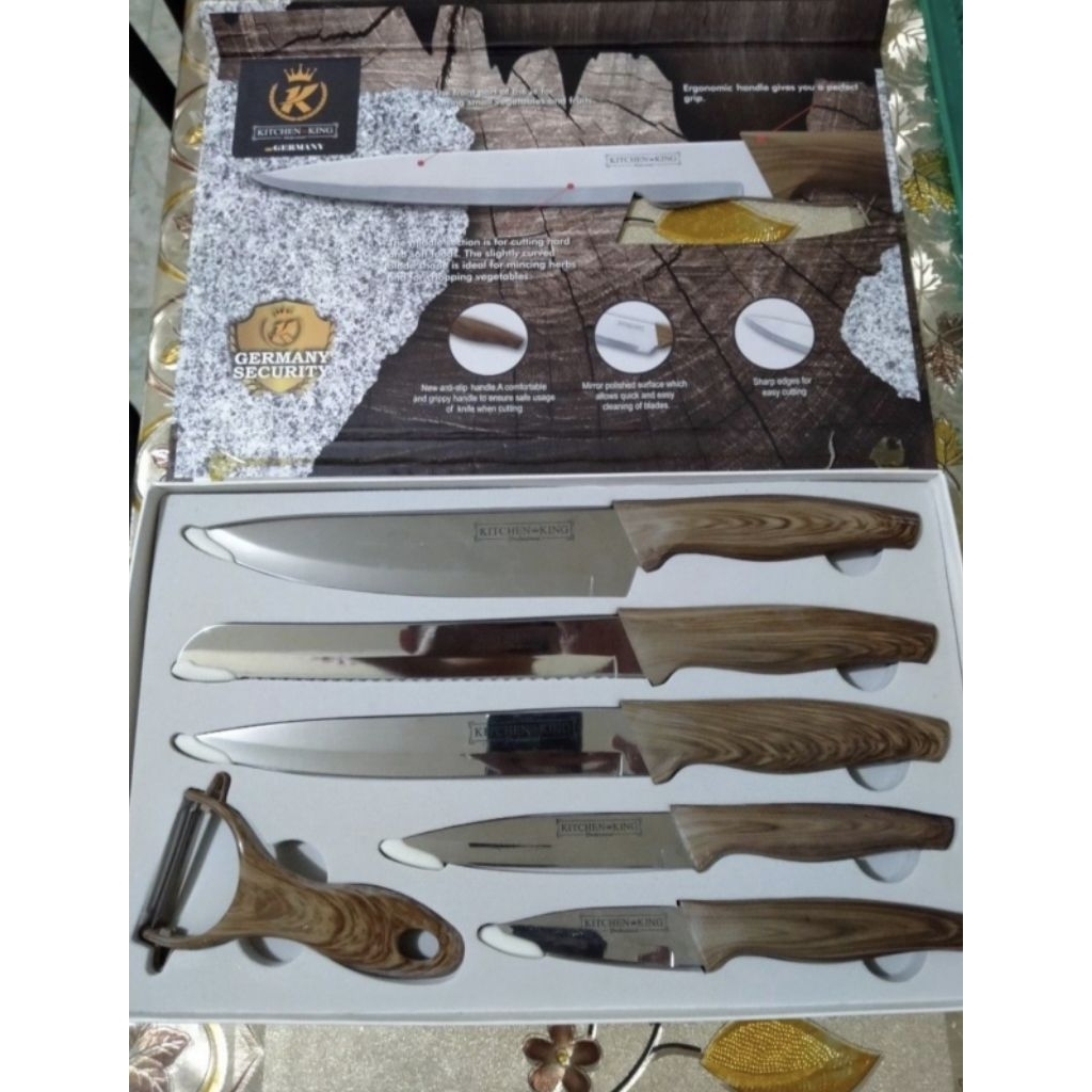 Pisau 1 Set merk Kitchen King
