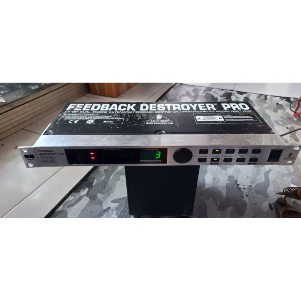 Behringer feedback destroyer,parametric equalizer ORIGINAL